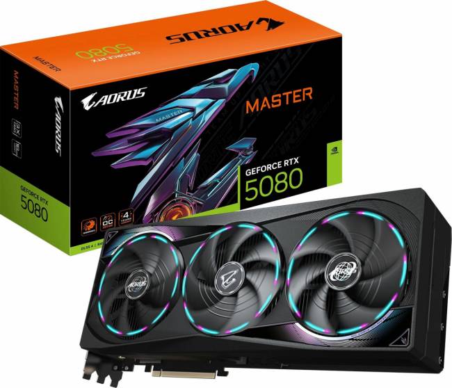 Видеокарта Gigabyte GV-N5080AORUS M-16GD 1.0 — для бизнеса и офиса