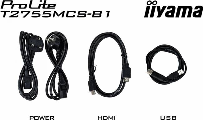 Монитор IIYAMA T2755MSC-B1 — для бизнеса и офиса Монитор IIYAMA T2755MSC-B1 — для бизнеса и офиса