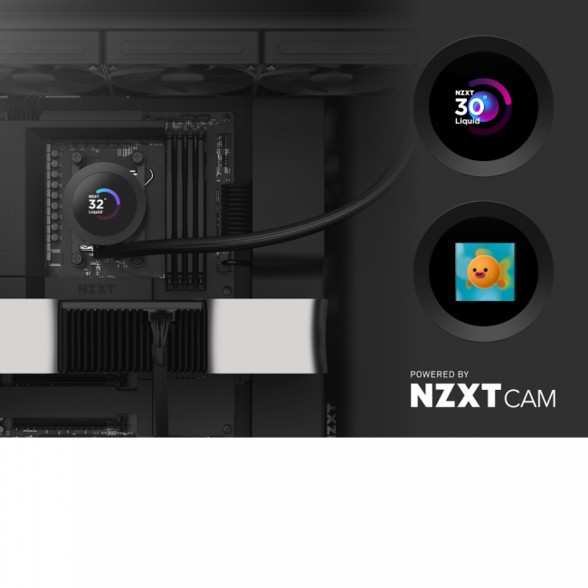 Система жидкостного охлаждения для ПК NZXT RL-KN360-B2 — для бизнеса и офиса