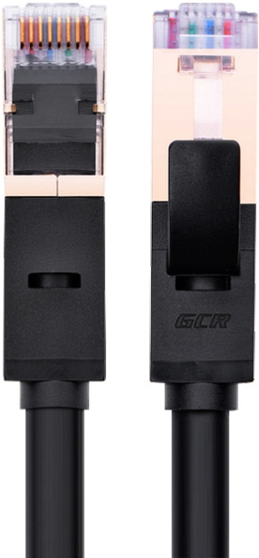 Greenconnect Патч-корд PROF прямой 0.1m, FTP медь кат.6, черный, позолоченные контакты и коннектор, 24 AWG, Deluxe GCR-LNCG626-0.1m, ethernet high speed 10 Гбит/с, RJ45, T568B Greenconnect RJ45(m) - RJ45(m) Cat. 6 F/UTP PVC 0.1м чёрный — для бизнеса и офиса Greenconnect Патч-корд PROF прямой 0.1m, FTP медь кат.6, черный, позолоченные контакты и коннектор, 24 AWG, Deluxe GCR-LNCG626-0.1m, ethernet high speed 10 Гбит/с, RJ45, T568B Greenconnect RJ45(m) - RJ45(m) Cat. 6 F/UTP PVC 0.1м чёрный — для бизнеса и офиса