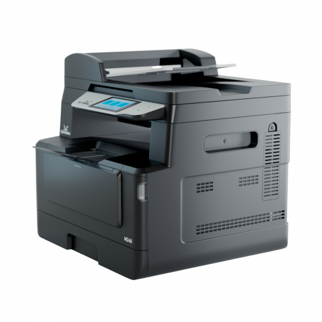 МФУ Катюша M240 принтер/копир/сканер/факс (опция), 40 стр/мин А4, ч/б, 1200 dpi. Скан: цвет/чб, большой лоток для бумаги, 1000 Мб Ethernet, USB, USB-host, Wi-Fi (опция), Факс (опция) Katusha IT M240T — для бизнеса и офиса