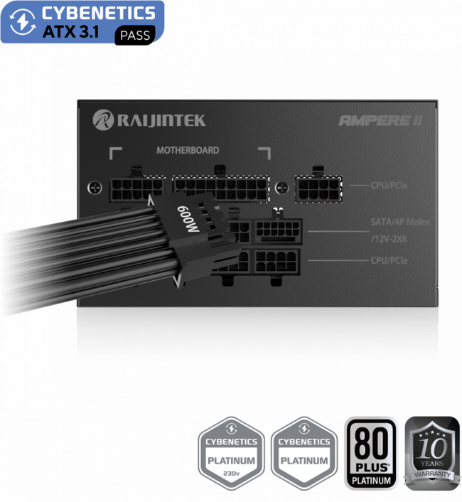 Блоки питания Raijintek AMPERE II 1200 0R30B00039 — для бизнеса и офиса