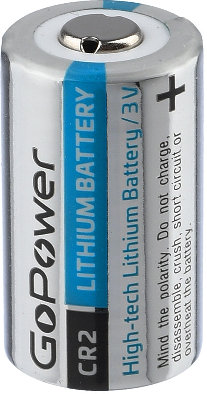 Батарейка GoPower CR2 BL1 Lithium 3V (1/10/100) (1 шт.) GoPower 00-00022497