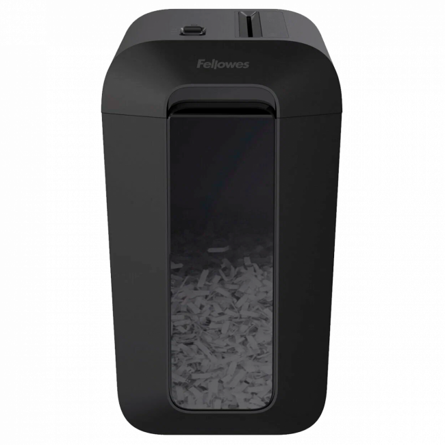 Шредер Fellowes® Powershred® LX65, DIN P-4, 4х40мм, 10лст., 22 лтр., SafeSense™, шт Fellowes Powershred LX65 — для бизнеса и офиса