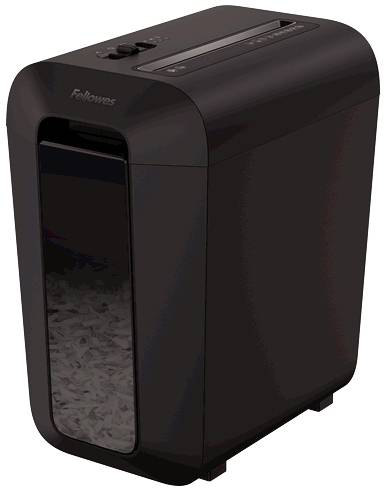 Шредер Fellowes® Powershred® LX65, DIN P-4, 4х40мм, 10лст., 22 лтр., SafeSense™, шт Fellowes Powershred LX65 — для бизнеса и офиса