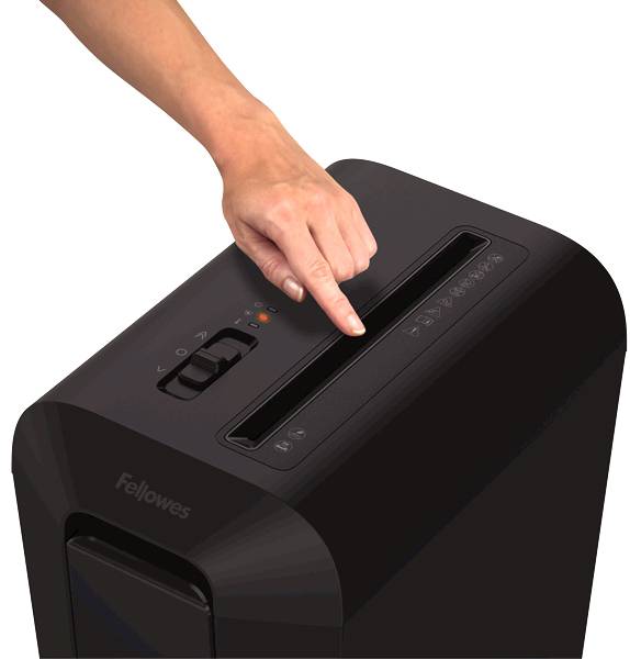 Шредер Fellowes® Powershred® LX65, DIN P-4, 4х40мм, 10лст., 22 лтр., SafeSense™, шт Fellowes Powershred LX65 — для бизнеса и офиса