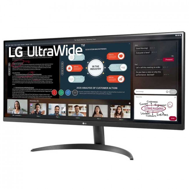 Монитор LG LCD 34WP500-B LG 34WP500-B — для бизнеса и офиса