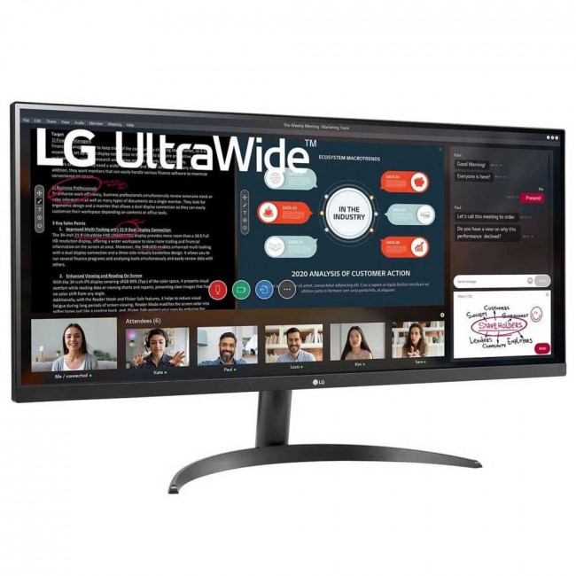 Монитор LG LCD 34WP500-B LG 34WP500-B — для бизнеса и офиса