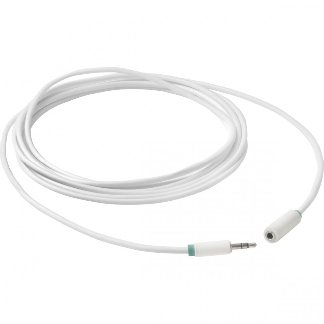 GCR Удлинитель аудио 20.0m jack 3,5mm/jack 3,5mm белый, зеленая окантовка, ультрагибкий, M/F, Premium, экран, стерео, GCR-53992 Greenconnect GCR-53992, 20 м