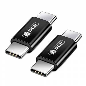 GCR Адаптер соединитель USB 3.1 (USB 3.2 Gen 2) TypeC, M/М, черный, 100W/5А, 10 Гбит/с, 4K, AL корпус, GCR-54941 Greenconnect GCR-54941