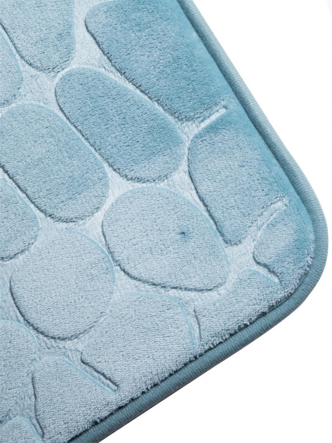 Коврик для ванной Коврик для ванной Albero 50х80 см, серый/аквамарин