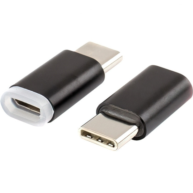 Переходник microUSB <=> Type-C Переходник Atcom microUSB/Type-C M (AT8101) — для бизнеса и офиса