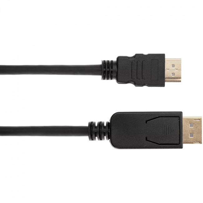 Кабель-переходник DisplayPort M-> HDMI M 4K@60Hz 1.8m iOpen (Aopen/Qust) <ACG609-1.8M> Кабель-переходник AOpen/Qust DisplayPort M/HDMI M (ACG609-1.8M) — для бизнеса и офиса