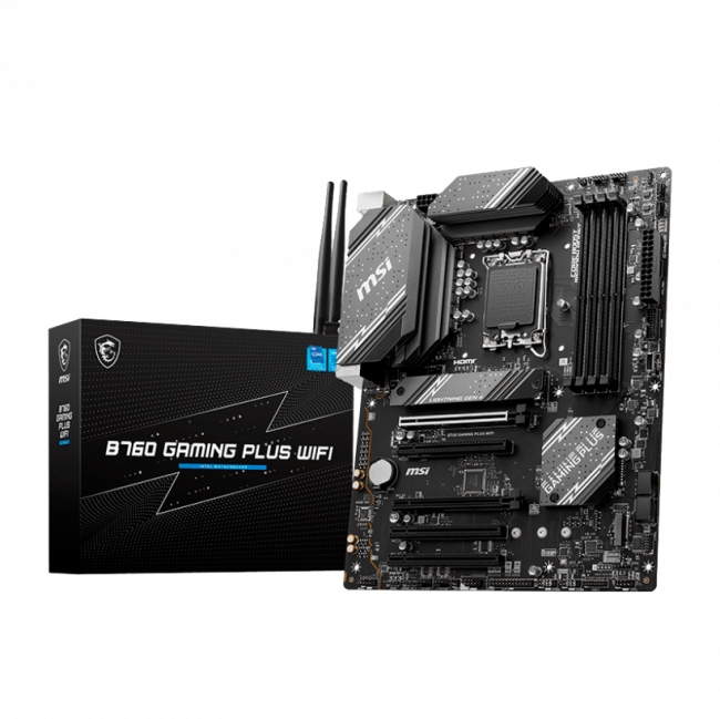 Материнская плата MSI B760 GAMING PLUS WIFI DDR4 — для бизнеса и офиса