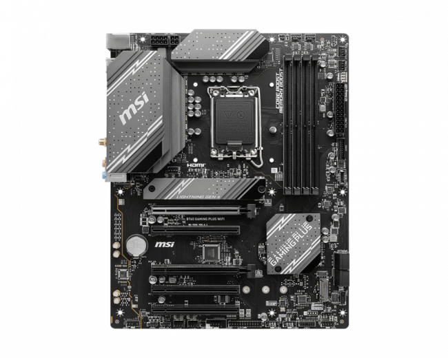 Материнская плата MSI B760 GAMING PLUS WIFI DDR4 — для бизнеса и офиса