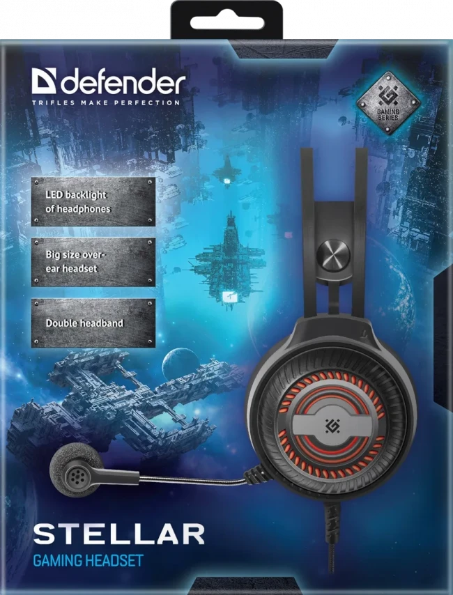 Defender Акустическая 2.0 система Stellar 6Вт, подсветка, питание от USB Defender 65043 Defender Акустическая 2.0 система Stellar 6Вт, подсветка, питание от USB Defender 65043