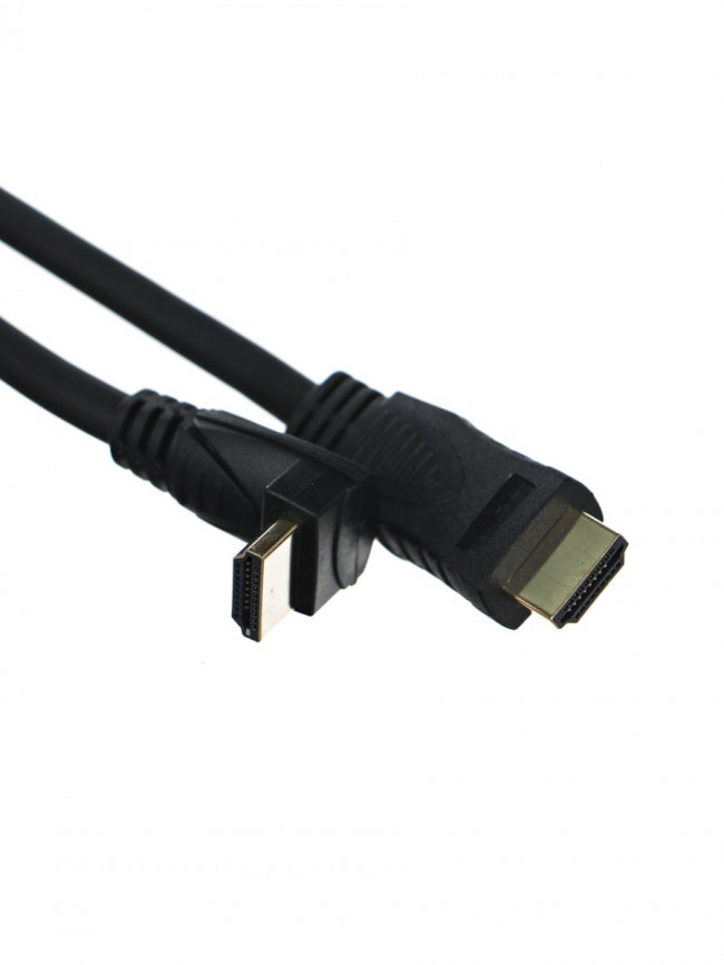 Кабель HDMI<=>HDMI-угловой коннектор 90град 3м, 2.0V VCOM <CG523-3M> VCOM HDMI (m) - HDMI (m) 3м Кабель HDMI<=>HDMI-угловой коннектор 90град 3м, 2.0V VCOM <CG523-3M> VCOM HDMI (m) - HDMI (m) 3м