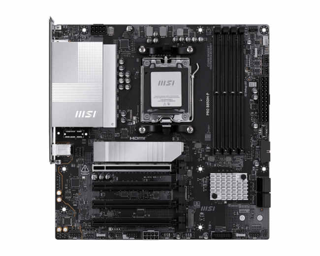 Материнская плата MSI PRO B850M-P — для бизнеса и офиса Материнская плата MSI PRO B850M-P — для бизнеса и офиса
