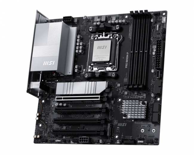 Материнская плата MSI PRO B850M-P — для бизнеса и офиса Материнская плата MSI PRO B850M-P — для бизнеса и офиса