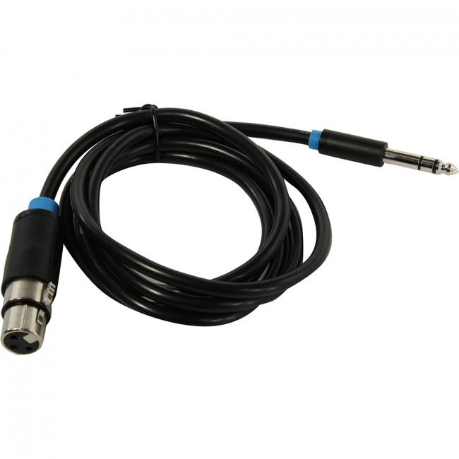 Кабель Vention аудио Jack 6.5 M/XLR F - 1.5м Кабель Vention jack 6.5 mm(m)/XLR(f) - 1.5 м (BBEBG)
