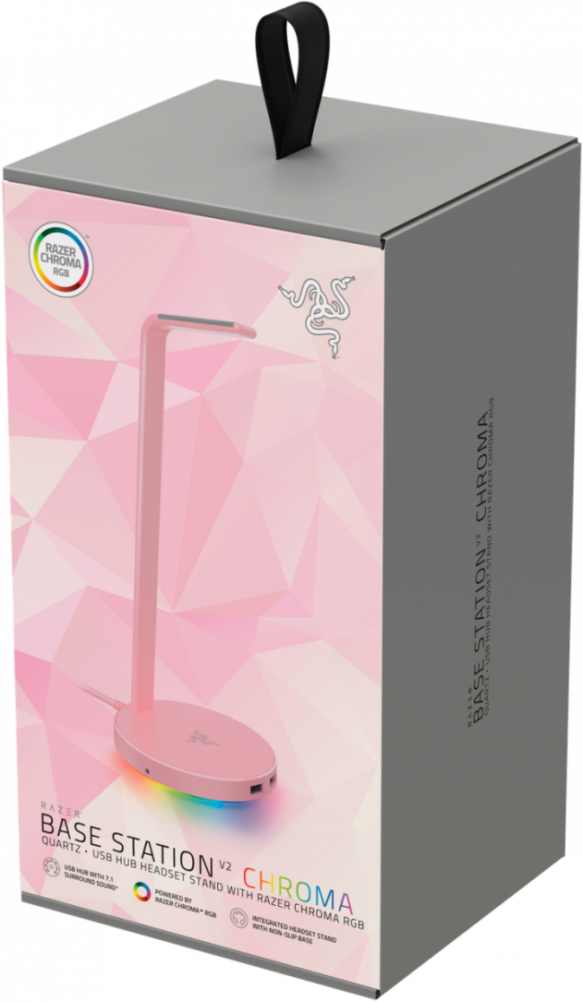 Подставка для наушников Razer Base Station Chroma V2 - Quartz Razer Base Station V2 Chroma