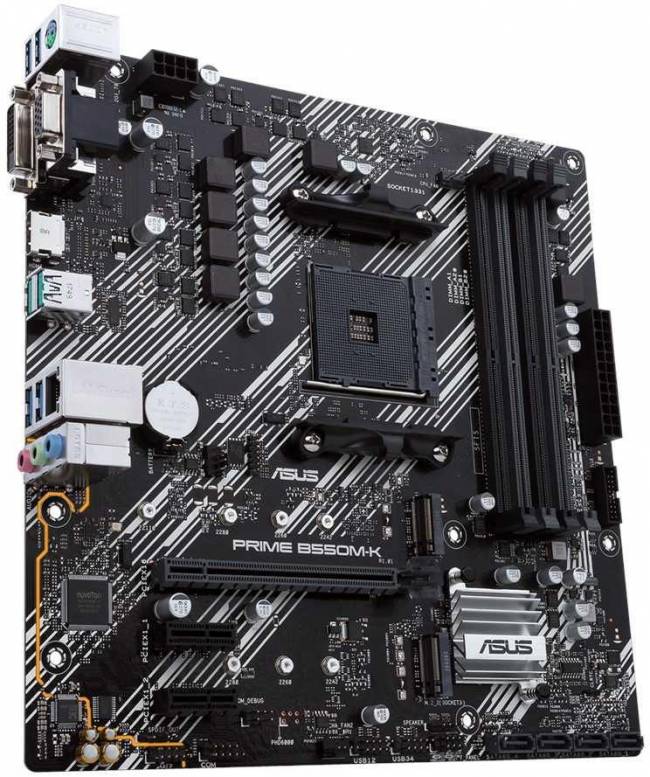 Материнская плата ASUS PRIME B550M-K — для бизнеса и офиса Материнская плата ASUS PRIME B550M-K — для бизнеса и офиса