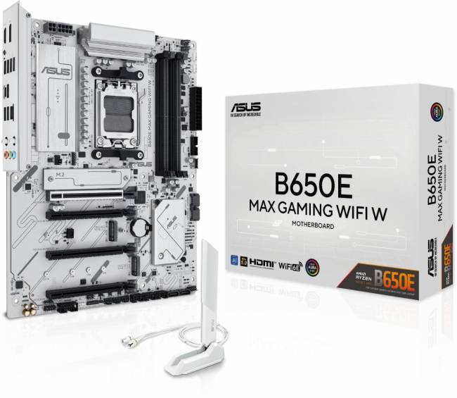 Материнская плата ASUS B650E MAX GAMING WIFI W — для бизнеса и офиса