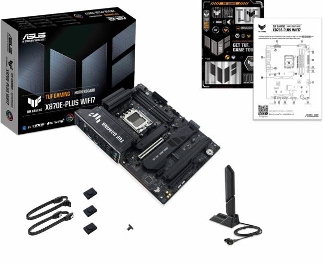 Материнская плата ASUS TUF GAMING X870E-PLUS WIFI7 — для бизнеса и офиса Материнская плата ASUS TUF GAMING X870E-PLUS WIFI7 — для бизнеса и офиса