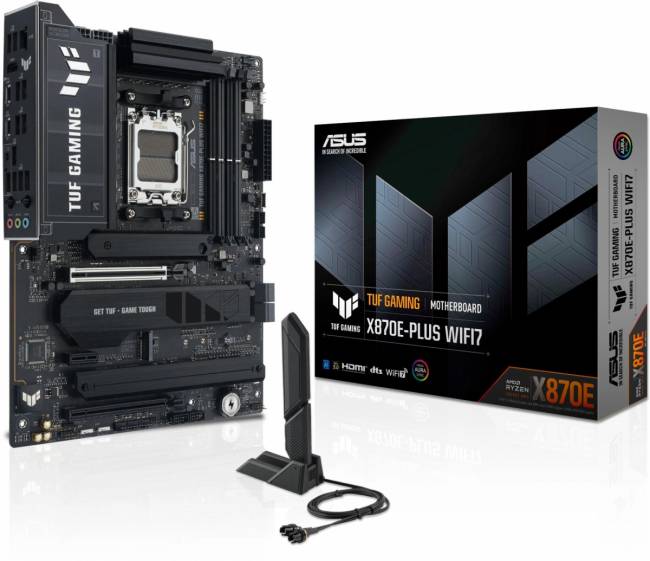 Материнская плата ASUS TUF GAMING X870E-PLUS WIFI7 — для бизнеса и офиса Материнская плата ASUS TUF GAMING X870E-PLUS WIFI7 — для бизнеса и офиса