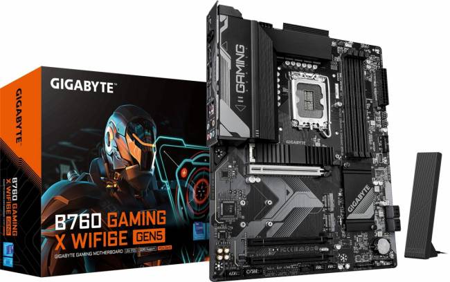 Материнская плата Gigabyte B760 G X WF6E GEN5 — для бизнеса и офиса