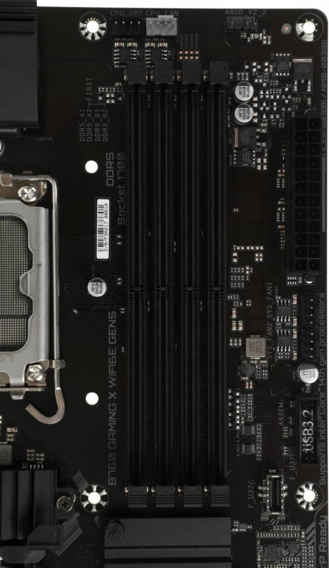 Материнская плата Gigabyte B760 G X WF6E GEN5 — для бизнеса и офиса