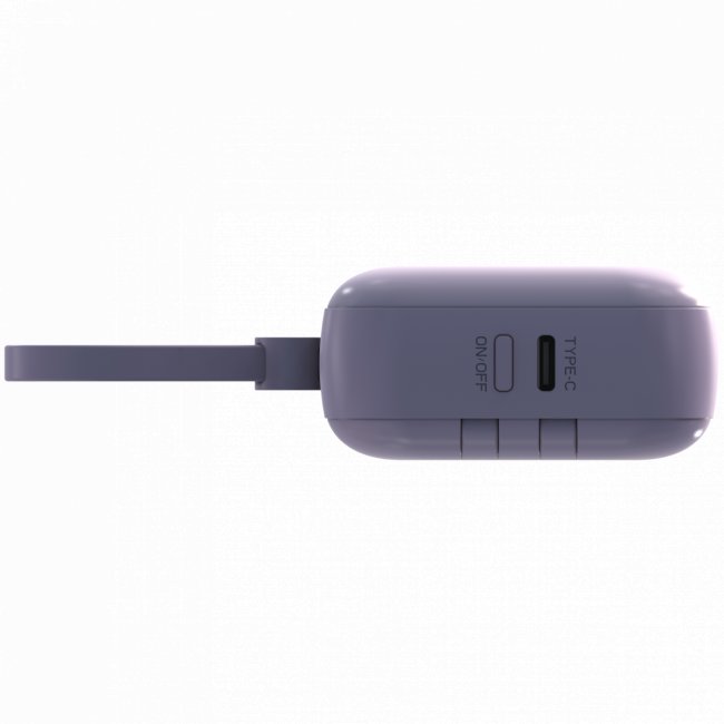 Портативный аккумулятор TOLT Lit LT-LL10T, 10000mAh, 22,5W, fast charging and PD, violet TÖLT LT-LL10T — для бизнеса и офиса