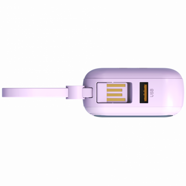 Портативный аккумулятор TOLT Lit LT-LL10T, 10000mAh, 22,5W, fast charging and PD, violet TÖLT LT-LL10T — для бизнеса и офиса Портативный аккумулятор TOLT Lit LT-LL10T, 10000mAh, 22,5W, fast charging and PD, violet TÖLT LT-LL10T — для бизнеса и офиса
