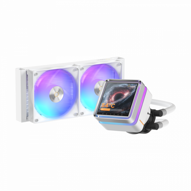 Система жидкостного охлаждения Ocypus Sigma L24 EX WH ARGB White — для бизнеса и офиса