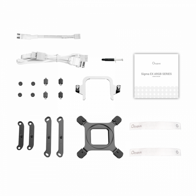 Система жидкостного охлаждения Ocypus Sigma L24 EX WH ARGB White — для бизнеса и офиса