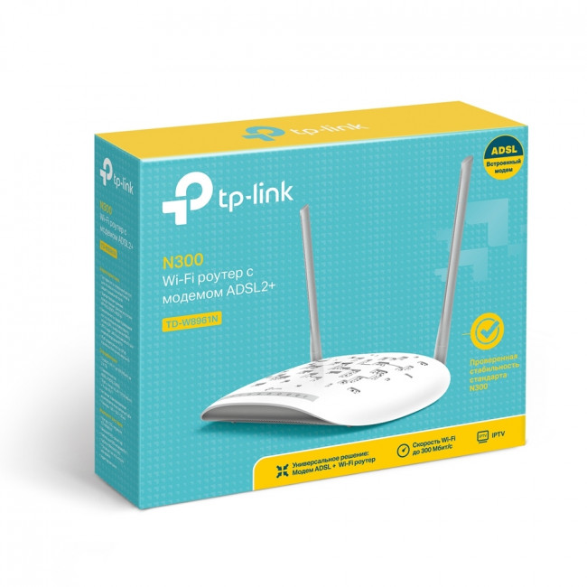 Маршрутизатор TP-Link TD-W8961N — для бизнеса и офиса Маршрутизатор TP-Link TD-W8961N — для бизнеса и офиса