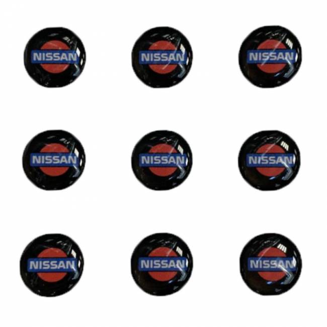 Логотип силиконовый 14 мм NISSAN — для бизнеса и офиса