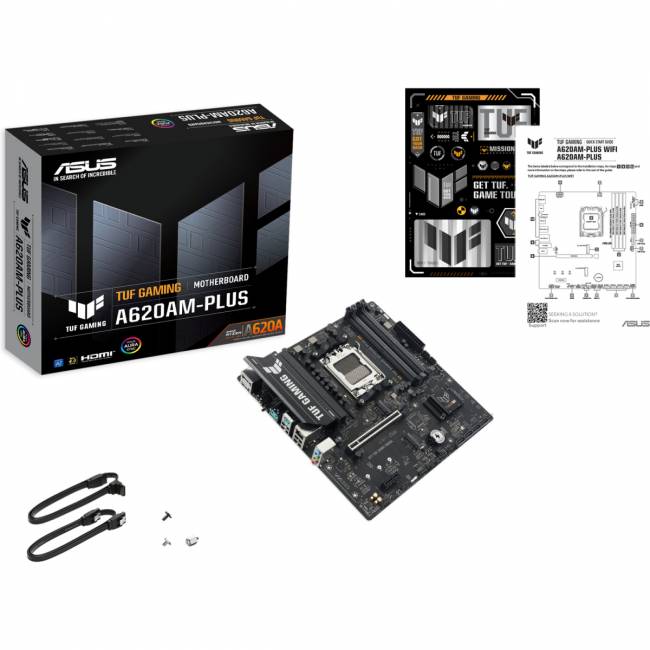 Материнская плата ASUS TUF GAMING A620AM-PLUS (90MB1N30-M0EAY0) — для бизнеса и офиса Материнская плата ASUS TUF GAMING A620AM-PLUS (90MB1N30-M0EAY0) — для бизнеса и офиса