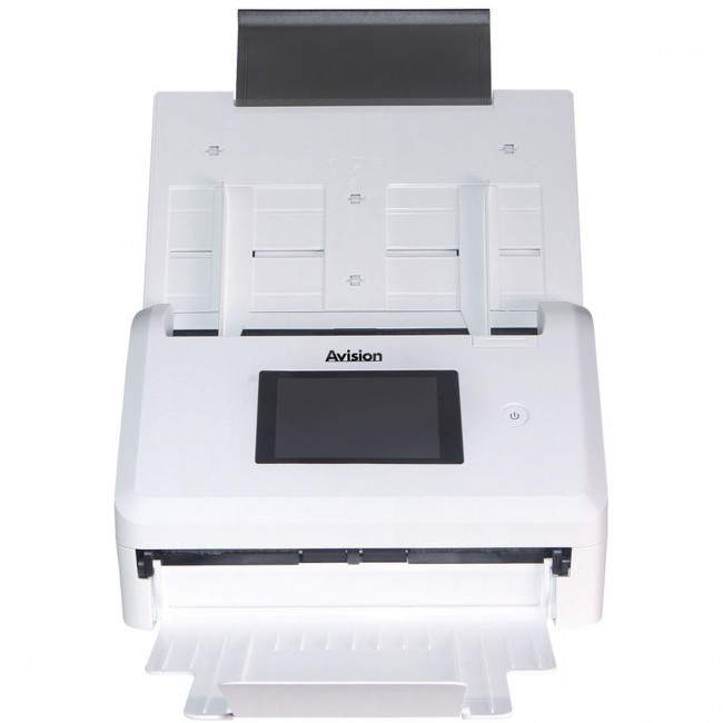 AN335WL Сетевой документ-сканер, цветной, двусторонний, 40 стр./мин, ADF 50, A4, сенсорный экран 4.3", USB 3.2, Ethernet, Wi-Fi, нагрузка 4 000 стр/день Avision 000-0981A-0KG — для бизнеса и офиса