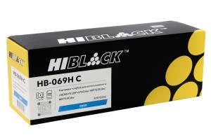 Картридж Hi-Black (HB-069H C) Canon i-Sensys LBP-673Cdw/MF752Cdw/MF754Cdw, C, 5,5K