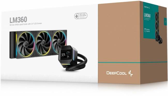 Система водяного охлаждения Deepcool R-LM360-BKDMMC-1 — для бизнеса и офиса