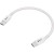 GCR Кабель 0.25m Type C-C POWER DELIVERY 18 W, бело-розовый, AL case белый, белый ПВХ, GCR-54532 Кабель Greenconnect 0.25 м (GCR-54532)