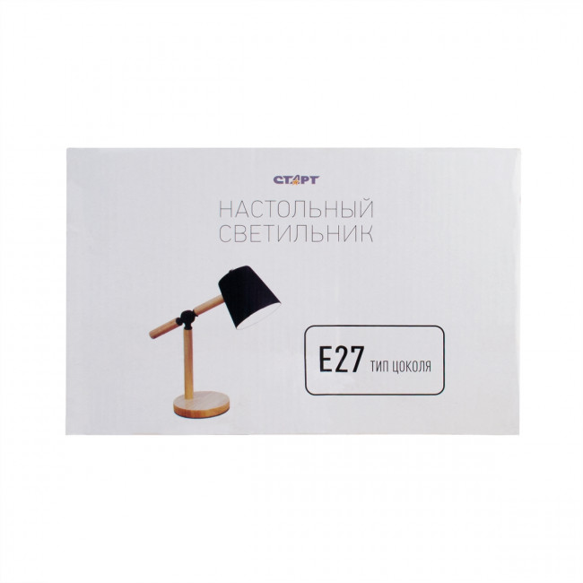 Светильник настольный СТАРТ CT83 черный цоколь E27 Светильник настольный СТАРТ CT83 черный цоколь E27