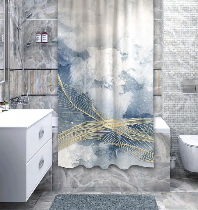 Штора для ванной Штора для ванной Pietra, 180х180 см