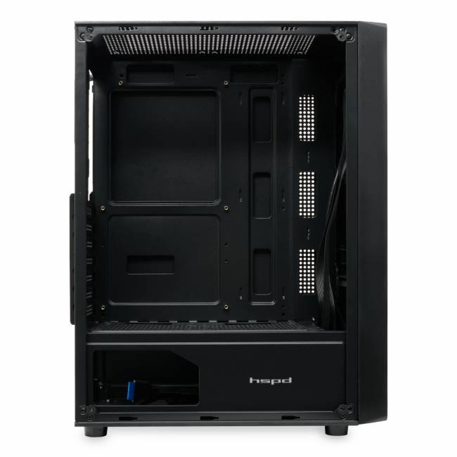 Корпус без блока питания HSPD M530-TGBK — для бизнеса и офиса