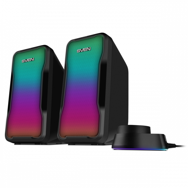 АС SVEN 435, черный (10 Вт, питание USB, Bluetooth, подсветка) Sven SV-020927 АС SVEN 435, черный (10 Вт, питание USB, Bluetooth, подсветка) Sven SV-020927