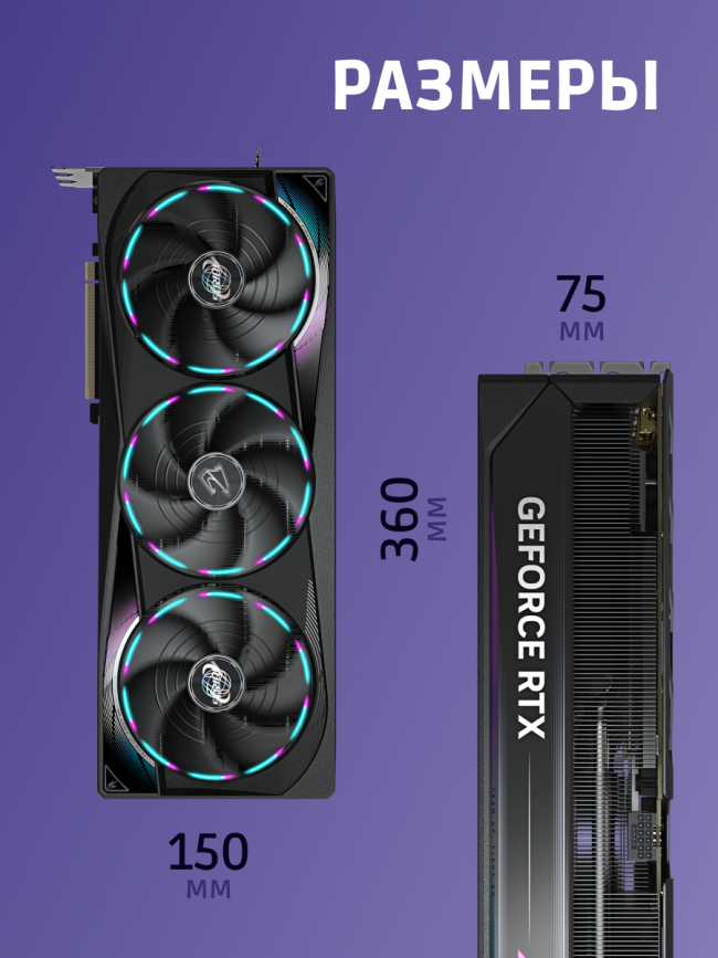 Видеокарта GIGABYTE GV-N5080AORUS M-16GD — для бизнеса и офиса Видеокарта GIGABYTE GV-N5080AORUS M-16GD — для бизнеса и офиса