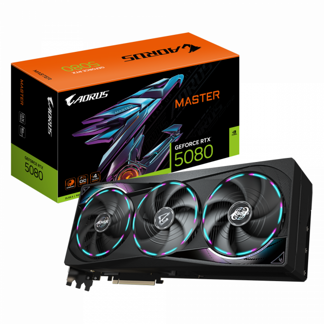 Видеокарта GIGABYTE GV-N5080AORUS M-16GD — для бизнеса и офиса Видеокарта GIGABYTE GV-N5080AORUS M-16GD — для бизнеса и офиса