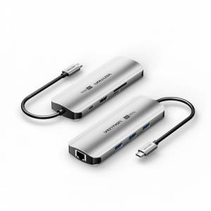 Мультифункциональный хаб Vention USB Type C 8 в 1 Vention TQKHB