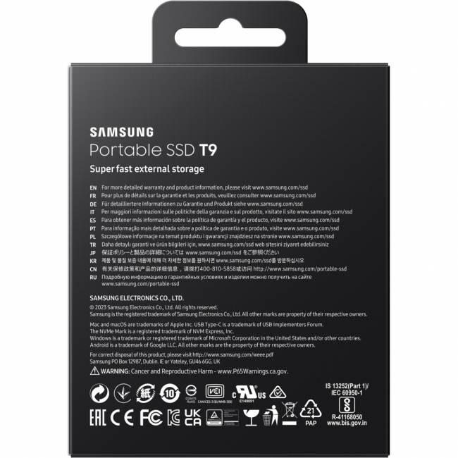 Внешние HDD и SSD Samsung Electronics MU-PG4T0B/WW — для бизнеса и офиса